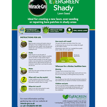 Miracle-Gro EverGreen Shady Lawn Seed