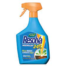 Resolva 24Hr Weedkiller Ready To Use Spray 1L Kills Weeds Roots Fast