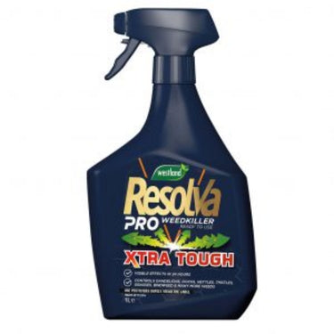 Resolva Pro Xtra Tough Weedkiller Ready To Use - 1L Spray Bottle