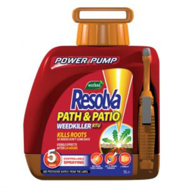 Resolva Path & Drive Weedkiller, 2 In 1 Kills Weeds & Moss On Contact 3 Litre