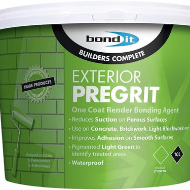 Exterior Pregrit Bonding Agent for Render Pale Green