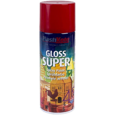 Plasti-kote Super Gloss - Bright Red 400ml