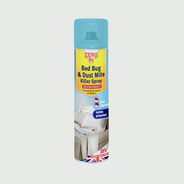 Zero In Bed Bug & Dust Mite Killer 300ml Aerosol