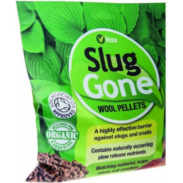 Vitax Slug Gone Wool Pellets Organic Natural Repellent Barrier Slugs Snail