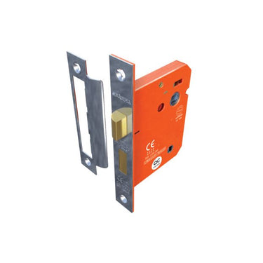 Polished Chrome Bathroom Lock and Hinge Door Pack - 76mm