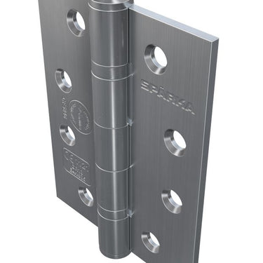 Ball Bearing Hinge Grade 13 SSS c/w Screws In Satin Stainless Steel