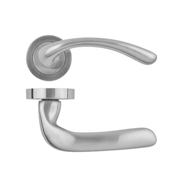Otto Premium Handle, Lever on Round Rose
