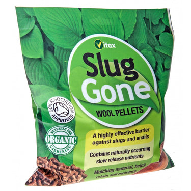 Vitax Slug Gone Wool Pellets Organic Natural Repellent Barrier Slugs Snail