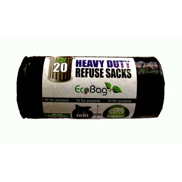 Heavy Duty Black Super Strong Bin Rubbish Waste Refuse Liners Bags Sacks