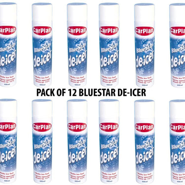 Carplan Bluestar Super Deicer Aerosol 600ml (Pack of 12)