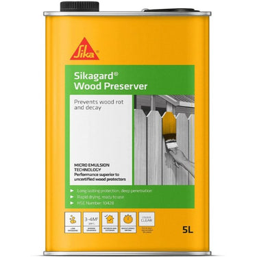 Sikagard Wood Preserver Clear 5L