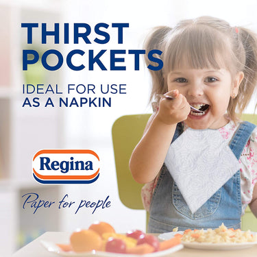 Regina Thirst Pockets Kitchen Roll - 6 Rolls
