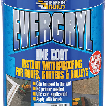 Everbuild EVERCRYL ONE Coat Clear 5 Liter