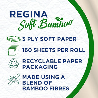 Regina Soft Bamboo - 20 Rolls per Pack