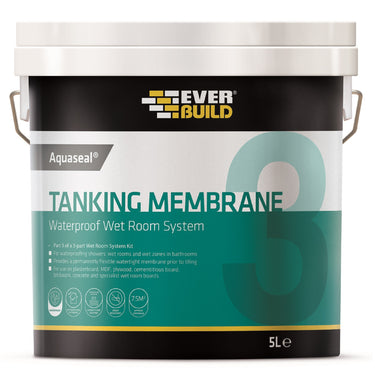 Everbuild Aquaseal Waterproof Tanking Membrane, 5 Litre