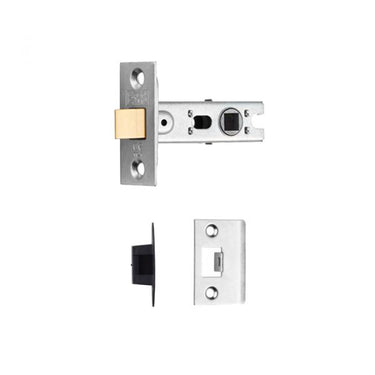 Eurospec Standard 3 Inch Tubular Latches (Bolt Through) Square Plates