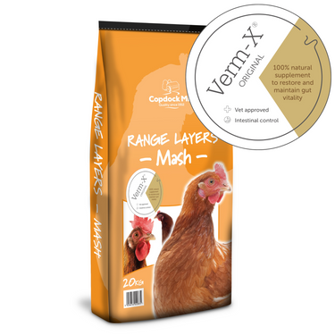 Copdock Mill - Range Layers Mash + Verm-X - 20kg