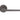 Velino Lever Handle On Round Rose – Matt Bronze (sold in pairs)