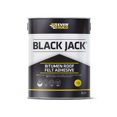 Everbuild Black Jack 904 Roof Felt Adhesive - 5L