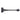 T Door Hinge (12″, 15″ OR 18″), Black Antique (sold in pairs)