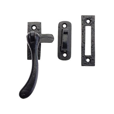 Bulb End Casement Fastener, Black Antique