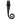 Monkey Tail Lockable Casement Fastener, Black Antique
