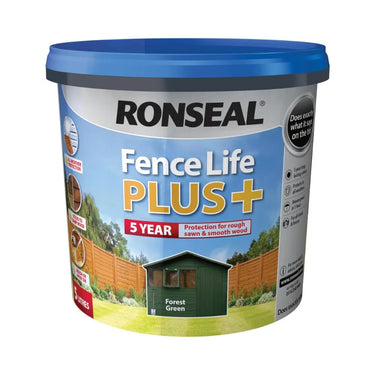 Ronseal Fence Life Plus 5L - forest Green