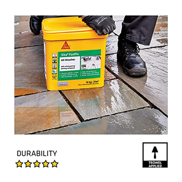 Sika FastFix All Weather Jointing Paving Compound Charcoal 15kg - Pallet Deal (60 Qty)