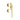 Non-Lockable Window Fastener (124mm), Polished Brass