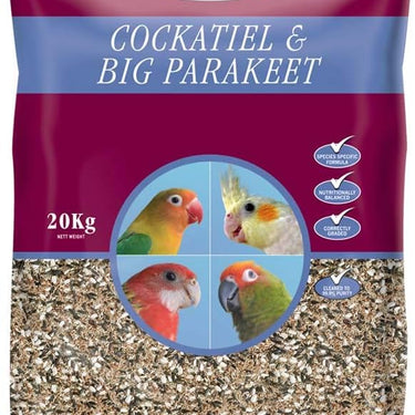 Johnston & Jeff - Cockatiel and Big Parakeet - 20 kg