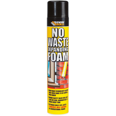 Everbuild No Waste Expanding Foam, 750ml