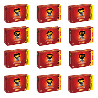 Zip Firelighters 40 Cubes - Pack of 12