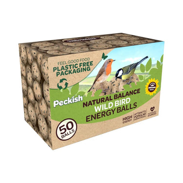 Peckish - Natural Balance Energy Balls - 50 Tub Refill Box