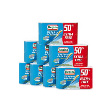 Regina Blitz Kitchen Towel 24 Rolls - Super strong (3 Ply)