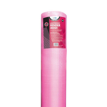 Bond It Lightweight Render Mesh - 50m x 1m - Pink Pack of - 4