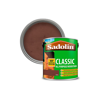 Sadolin Classic All Purpose Woodstain Teak 2.5L