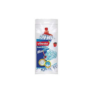 Vileda Supermocio Microfibre & Cotton Mop Refill