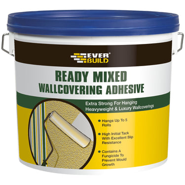 Everbuild Ready Mixed Wall Covering Adhesive, 4.5 kg