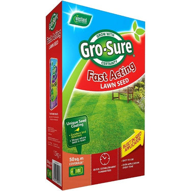Gro-Sure Fast Acting Grass Lawn Seed