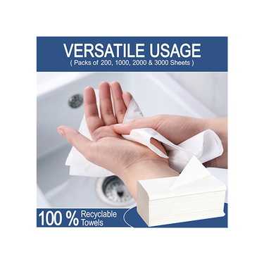 Z fold Hand Towels White 2 ply full Box