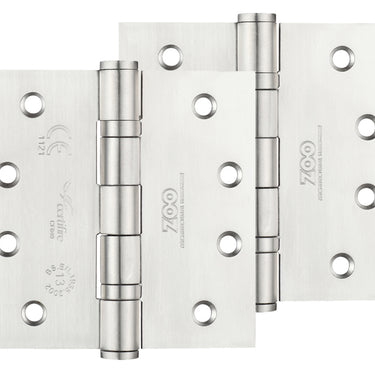 4 Inch Grade 13 Ball Bearing Hinge, Satin Stainless Steel (sold in pairs)