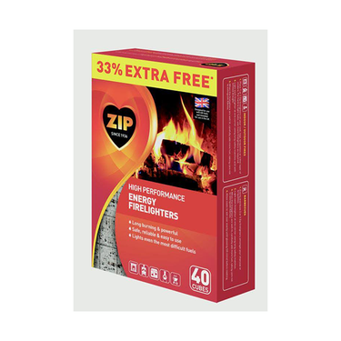 Zip Firelighters - 40 Cubes