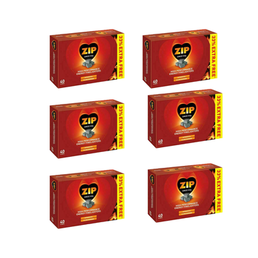 Zip Firelighters 40 Cubes - Pack of 6