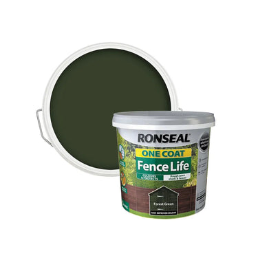 Ronseal One Coat Fence Life 5L - Forest Green