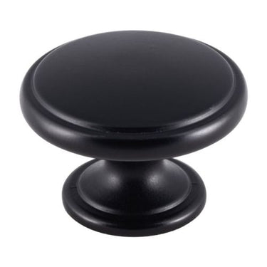 Carlisle Brass Oxford Knob – 32mm – Matt Black