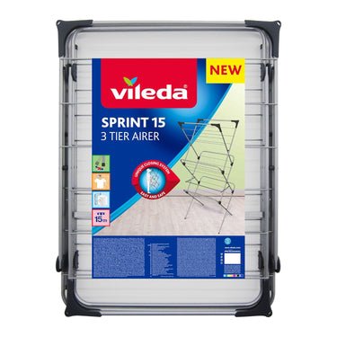 Vileda 15m Sprint 3 Tier Airer
