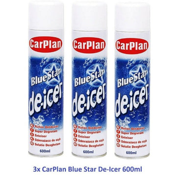 Carplan Bluestar Super Deicer Aerosol 600ml (Pack of 3)