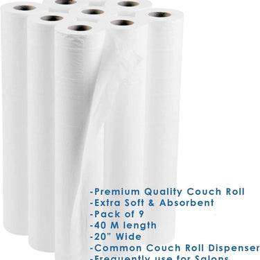 White Hygiene Roll - Pack of 6