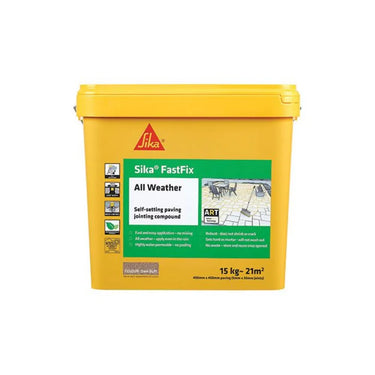 Sika FastFix All Weather Jointing Paving Compound Dark Buff - 15kg