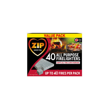 Zip Firelighters - 40 Cubes